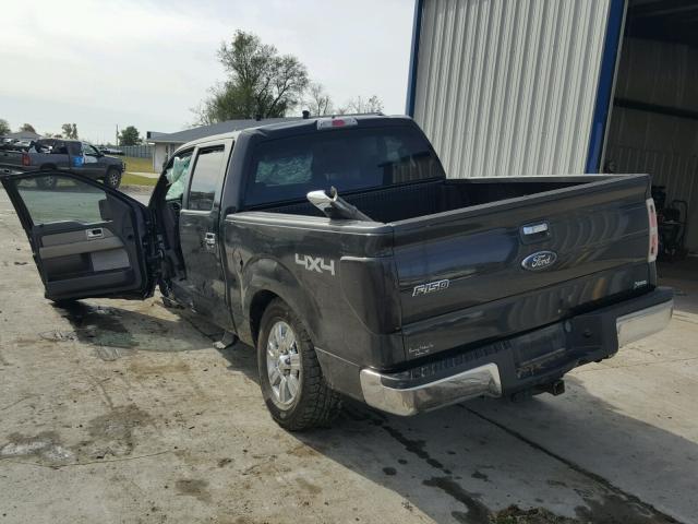 1FTFW1EV5AFC75462 - 2010 FORD F150 SUPER BLACK photo 3