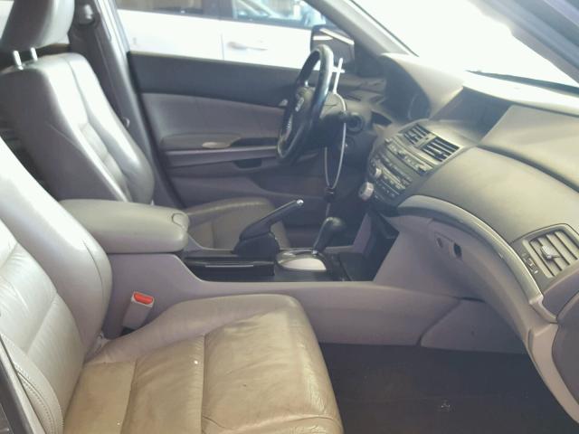 1HGCP36858A080572 - 2008 HONDA ACCORD EXL GRAY photo 5