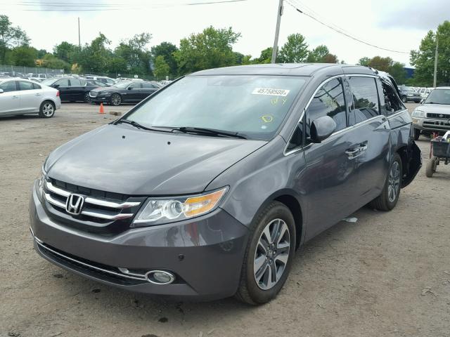 5FNRL5H94GB095219 - 2016 HONDA ODYSSEY TO GRAY photo 2