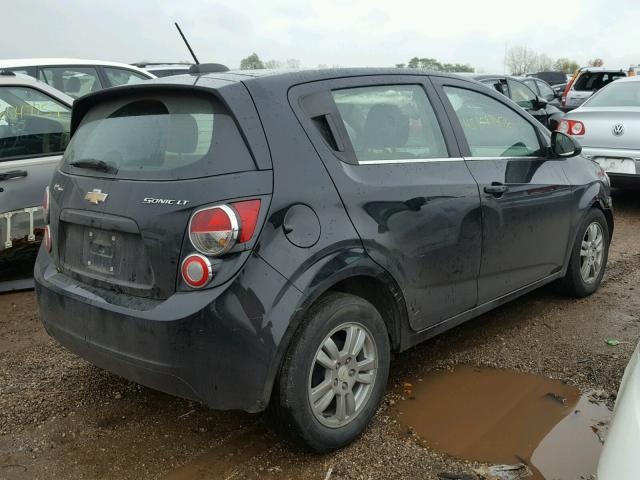 1G1JC6SH0G4122399 - 2016 CHEVROLET SONIC LT BLACK photo 4