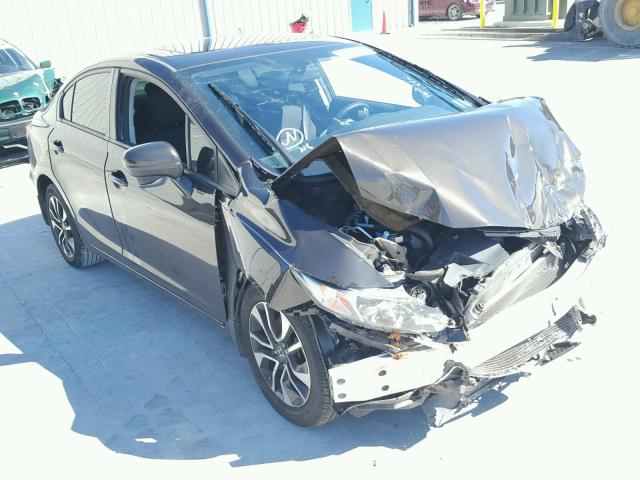 2HGFB2F84EH523314 - 2014 HONDA CIVIC EX BLACK photo 1