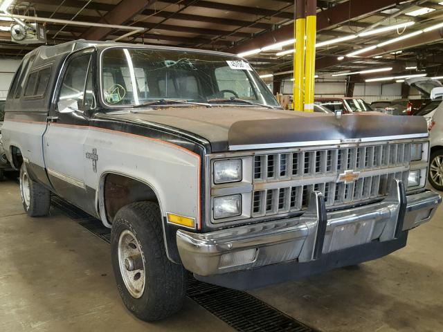 1GCEK14C0CF393283 - 1982 CHEVROLET K10 BLACK photo 1