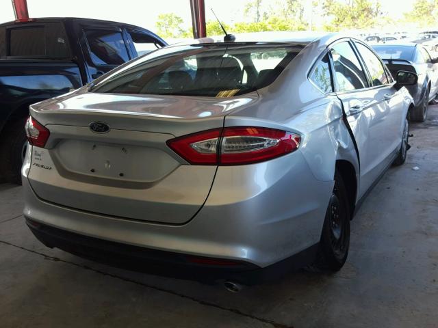 3FA6P0G75DR368193 - 2013 FORD FUSION S SILVER photo 4