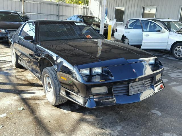 1G1FP23E7NL113239 - 1992 CHEVROLET CAMARO RS BLACK photo 1