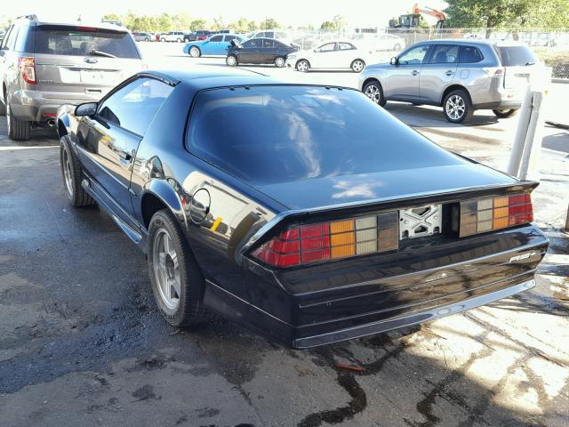 1G1FP23E7NL113239 - 1992 CHEVROLET CAMARO RS BLACK photo 3