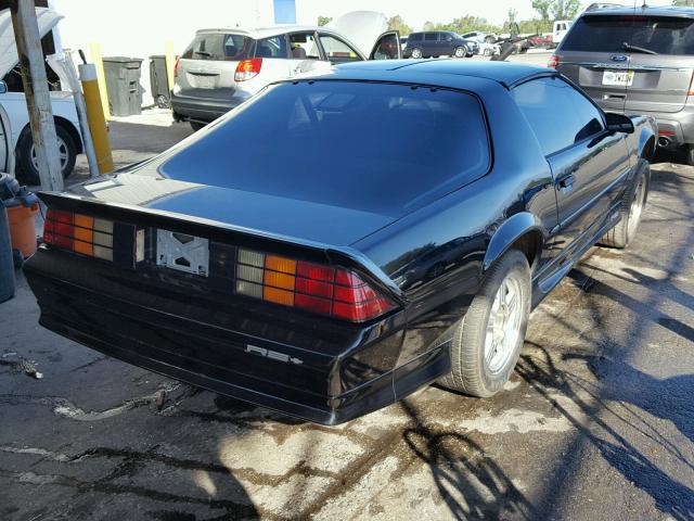 1G1FP23E7NL113239 - 1992 CHEVROLET CAMARO RS BLACK photo 4