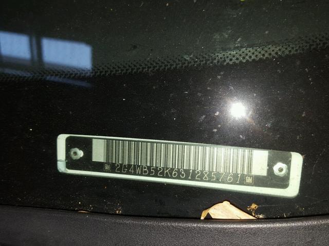 2G4WB52K631285761 - 2003 BUICK REGAL LS WHITE photo 10