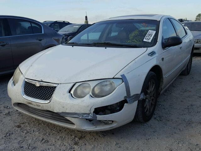 2C3HE66G73H522043 - 2003 CHRYSLER 300M WHITE photo 2