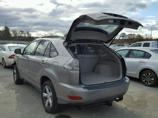 JTJHA31U350097590 - 2005 LEXUS RX 330 SILVER photo 3