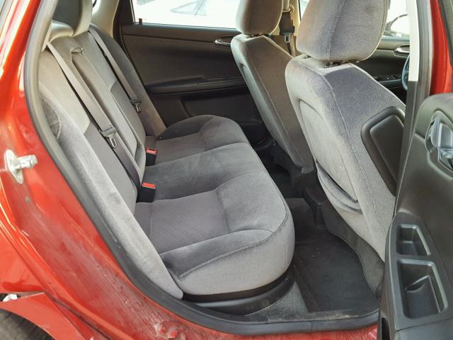 2G1WG5E38D1105586 - 2013 CHEVROLET IMPALA LT Темно-червоний фото 6