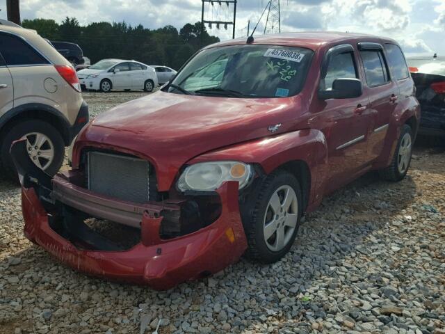 3GNBAADB4AS515866 - 2010 CHEVROLET HHR LS Rojo foto 2