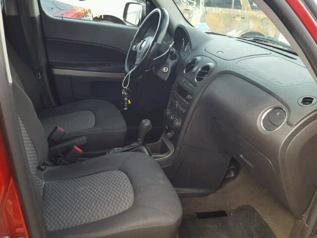 3GNBAADB4AS515866 - 2010 CHEVROLET HHR LS Rojo foto 5