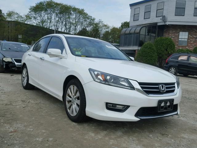 1HGCR2F8XDA118568 - 2013 HONDA ACCORD EXL WHITE photo 1