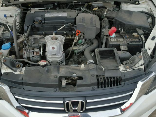 1HGCR2F8XDA118568 - 2013 HONDA ACCORD EXL WHITE photo 7