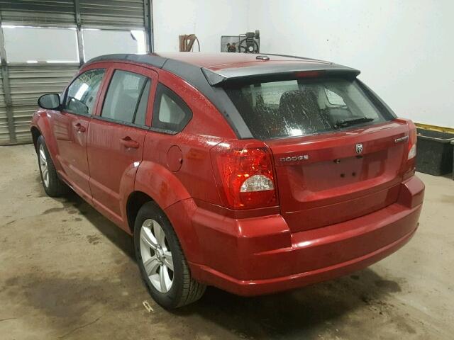 1B3CB3HA6BD111624 - 2011 DODGE CALIBER MA RED photo 3