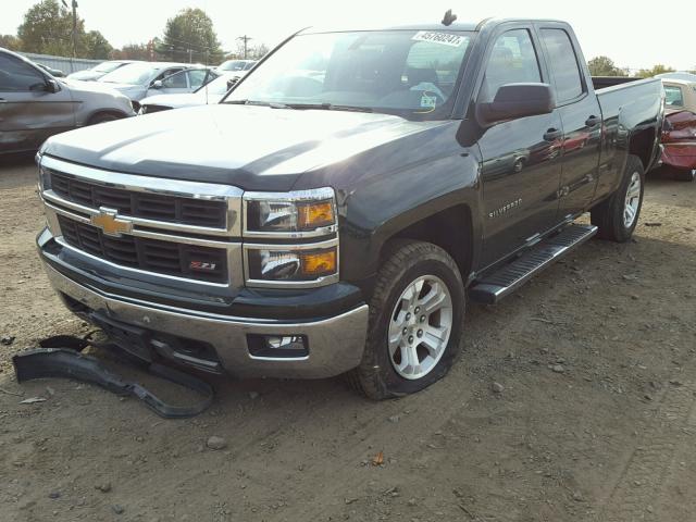 1GCVKREC4EZ318181 - 2014 CHEVROLET SILVERADO GREEN photo 2