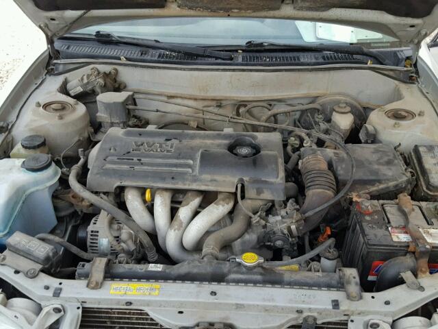 1NXBR12E21Z511812 - 2001 TOYOTA COROLLA CE SILVER photo 7