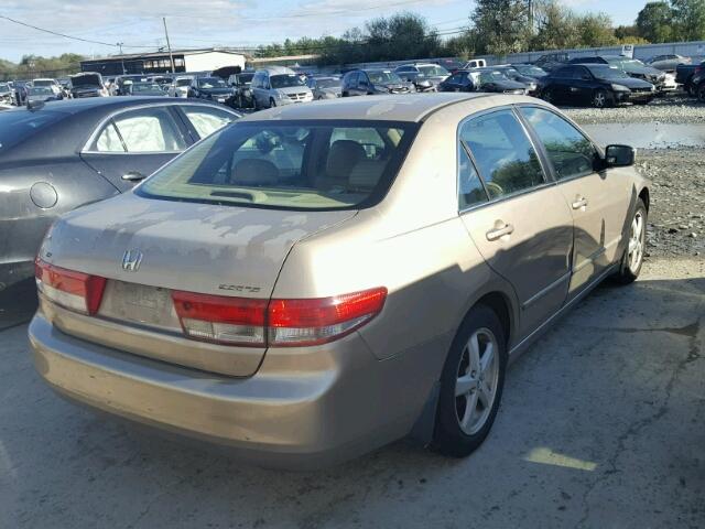 1HGCM56673A129850 - 2003 HONDA ACCORD EX TAN photo 4