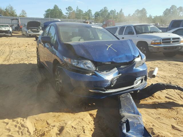 19XFB2F84FE217967 - 2015 HONDA CIVIC EX BLUE photo 1