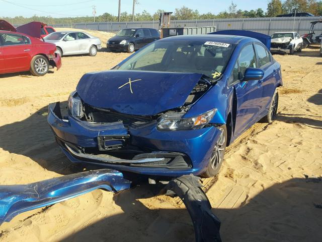 19XFB2F84FE217967 - 2015 HONDA CIVIC EX Mavi fotoğraf 2