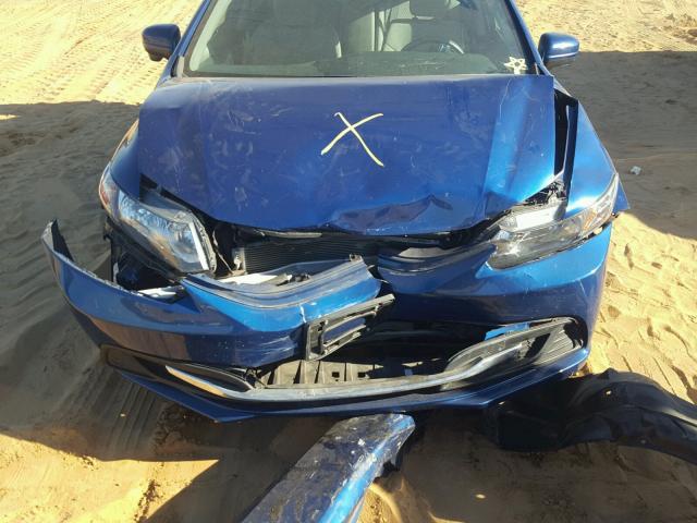 19XFB2F84FE217967 - 2015 HONDA CIVIC EX Mavi fotoğraf 9