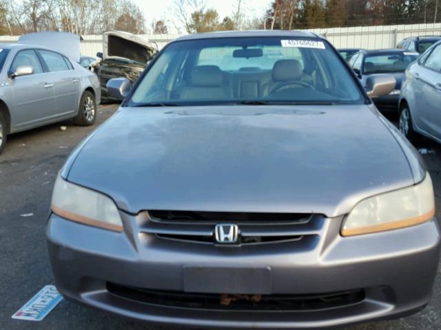 1HGCG5663YA077423 - 2000 HONDA ACCORD EX GRAY photo 9