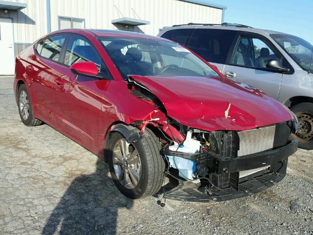 KMHD84LF8HU244741 - 2017 HYUNDAI ELANTRA SE RED photo 1