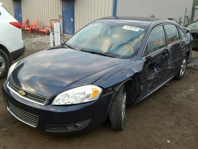 2G1WG5EK9B1120604 - 2011 CHEVROLET IMPALA LT BLUE photo 2