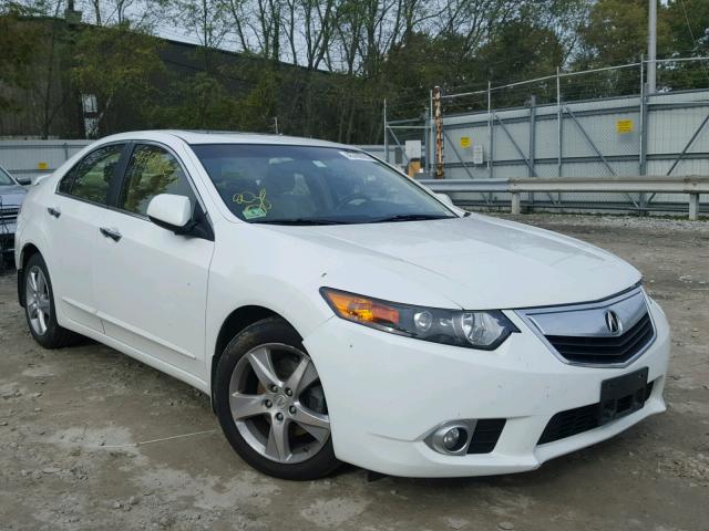 JH4CU2F48CC027942 - 2012 ACURA TSX WHITE photo 1