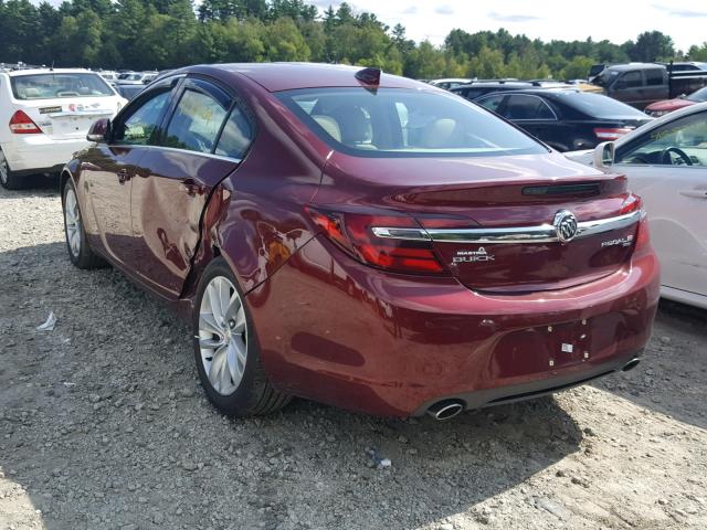 2G4GT5GX2G9118620 - 2016 BUICK REGAL PREM RED photo 3