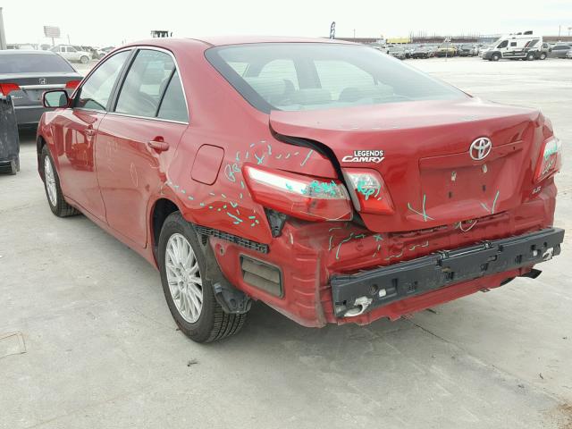 4T1BE46K27U076988 - 2007 TOYOTA CAMRY NEW RED photo 3