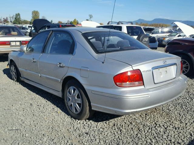 KMHWF25S05A188837 - 2005 HYUNDAI SONATA GL SILVER photo 3