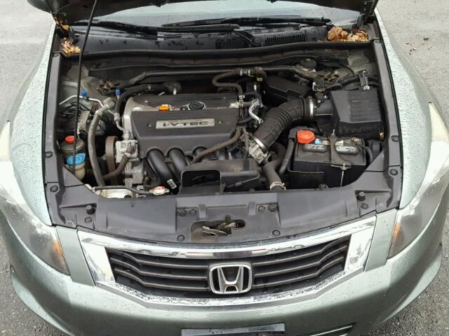 1HGCP26808A154085 - 2008 HONDA ACCORD EXL GREEN photo 7