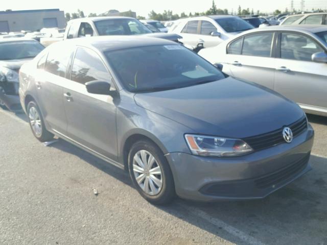 3VW2K7AJ1BM067870 - 2011 VOLKSWAGEN JETTA BASE CHARCOAL photo 1