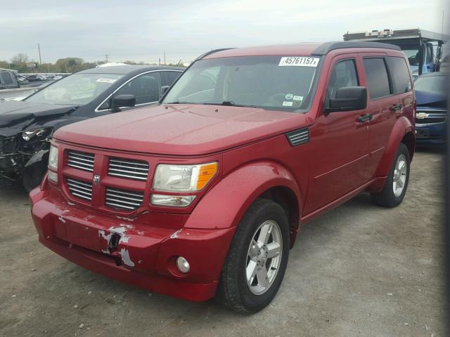 1D4PT5GK0BW509826 - 2011 DODGE NITRO SXT MAROON photo 2