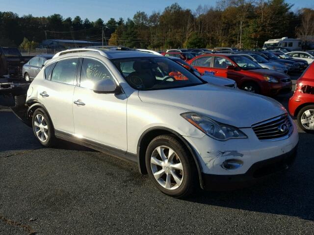 JN1AJ0HR6AM750309 - 2010 INFINITI EX35 BASE WHITE photo 1