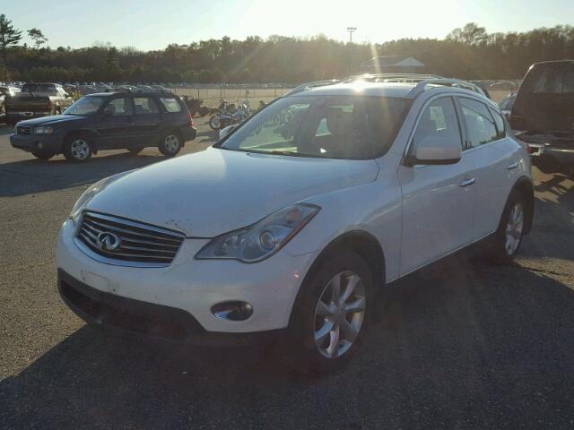 JN1AJ0HR6AM750309 - 2010 INFINITI EX35 BASE WHITE photo 2