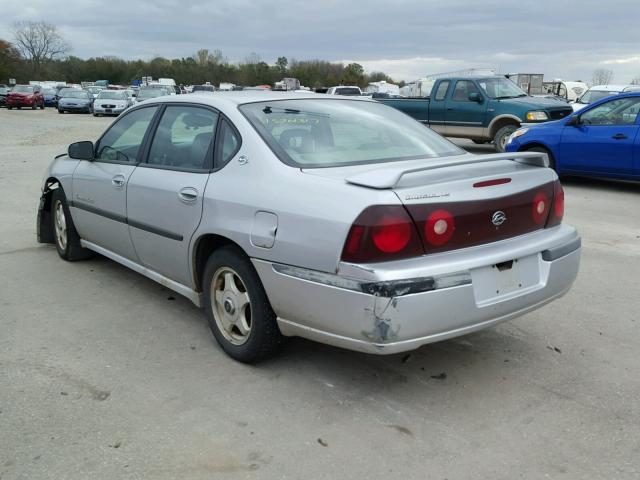 2G1WH55K619156649 - 2001 CHEVROLET IMPALA LS SILVER photo 3