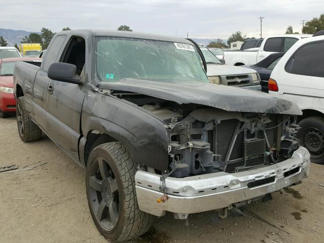 2GCEC19Z061271108 - 2006 CHEVROLET SILVERADO BLACK photo 1