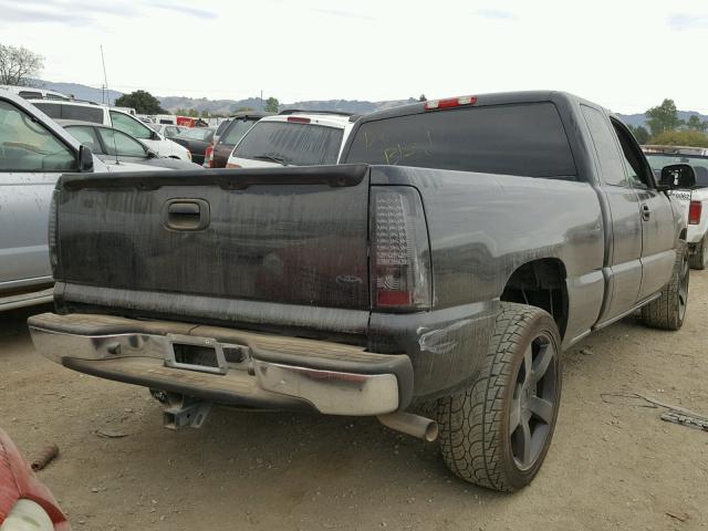 2GCEC19Z061271108 - 2006 CHEVROLET SILVERADO BLACK photo 4