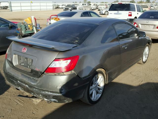 2HGFG21546H711489 - 2006 HONDA CIVIC SI GRAY photo 4