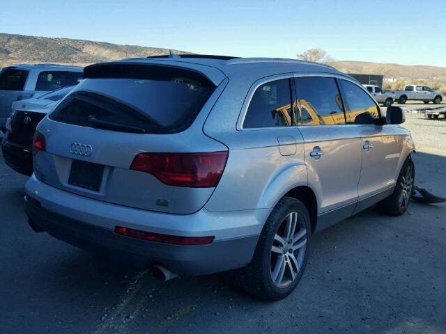 WA1BV74LX7D020874 - 2007 AUDI Q7 SILVER photo 4