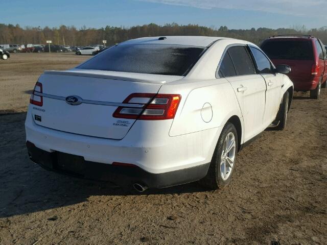 1FAHP2E8XEG137024 - 2014 FORD TAURUS SEL WHITE photo 4