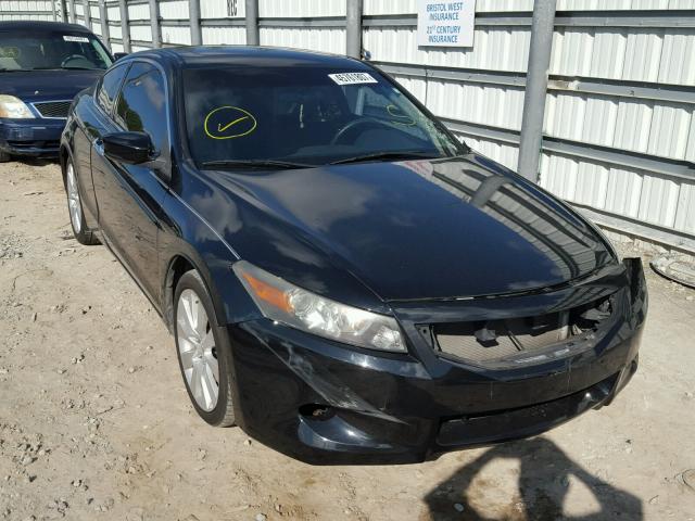 1HGCS22829A010396 - 2009 HONDA ACCORD EXL BLACK photo 1