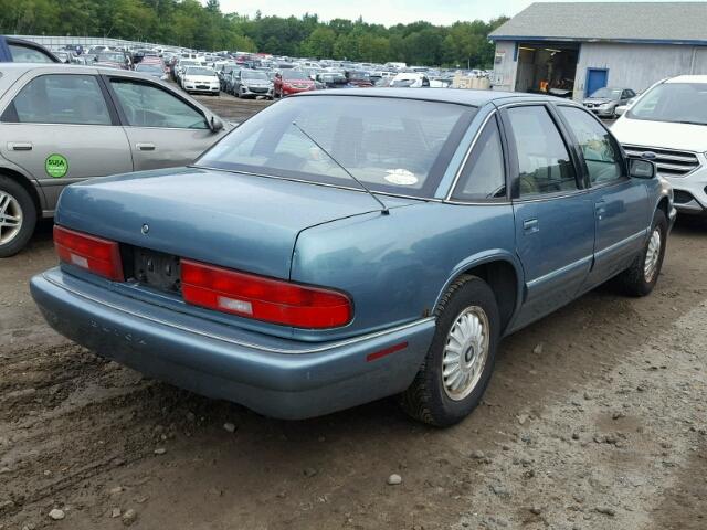 2G4WB52LXS1431473 - 1995 BUICK REGAL CUST BLUE photo 4