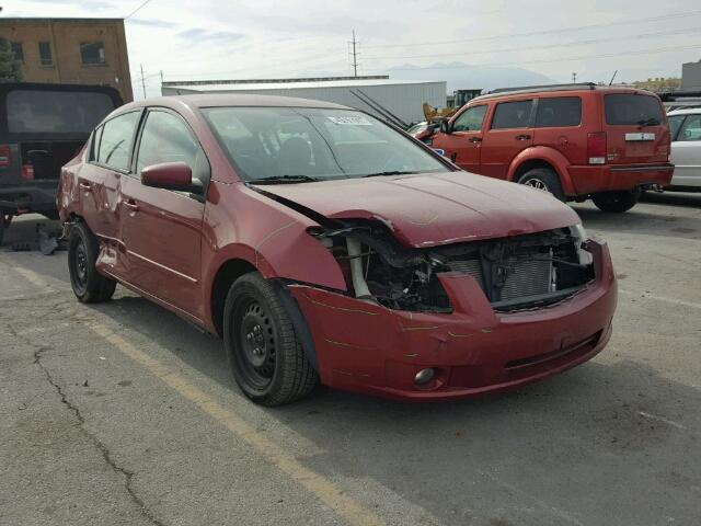 3N1AB61E68L606982 - 2008 NISSAN SENTRA 2.0 BURGUNDY photo 1