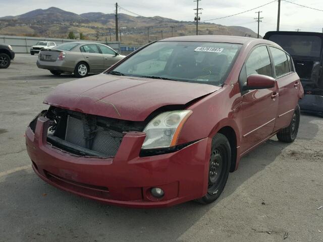 3N1AB61E68L606982 - 2008 NISSAN SENTRA 2.0 BURGUNDY photo 2