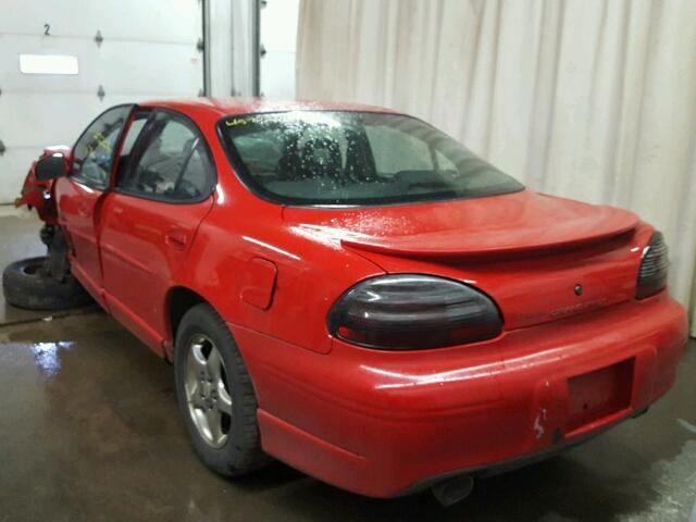 1G2WP5213WF337118 - 1998 PONTIAC GRAND PRIX 红色 照片 3