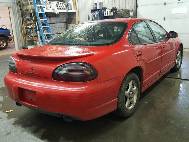 1G2WP5213WF337118 - 1998 PONTIAC GRAND PRIX 红色 照片 4