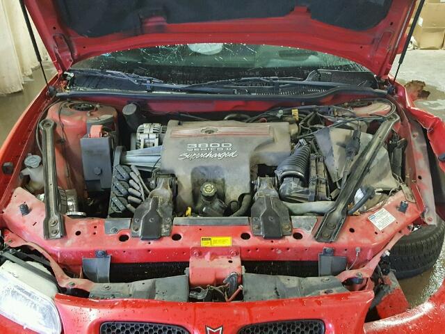 1G2WP5213WF337118 - 1998 PONTIAC GRAND PRIX 红色 照片 7